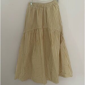 Gingham skirt